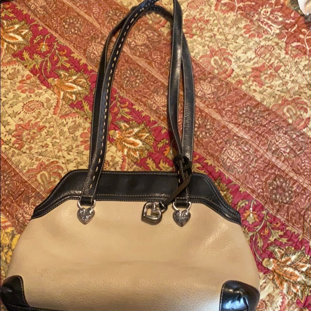 Tan and Black Brighton purse
